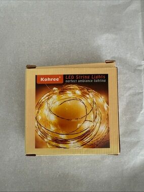 Warm White LED String Lights - Cozy Ambiance